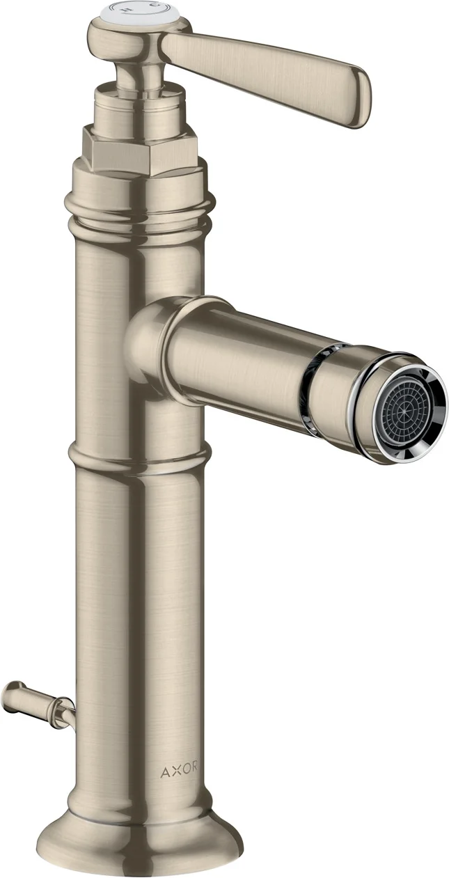 Hansgrohe AXOR Montreux Bidetmischer chrom, Einhebel-Bedienung, Ausladung 110 mm, Auslaufhöhe 140 mm, Normalstrahl, max. Durchfluss 5 l/min, Keramikmischsystem, für Durchlauferhitzer geeignet