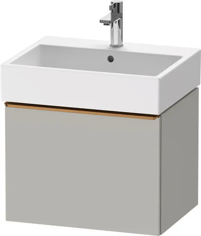 Duravit Waschtischunterschrank wandhängend „D-Neo“ 58,4 × 44 × 44,2 cm in Betongrau Matt