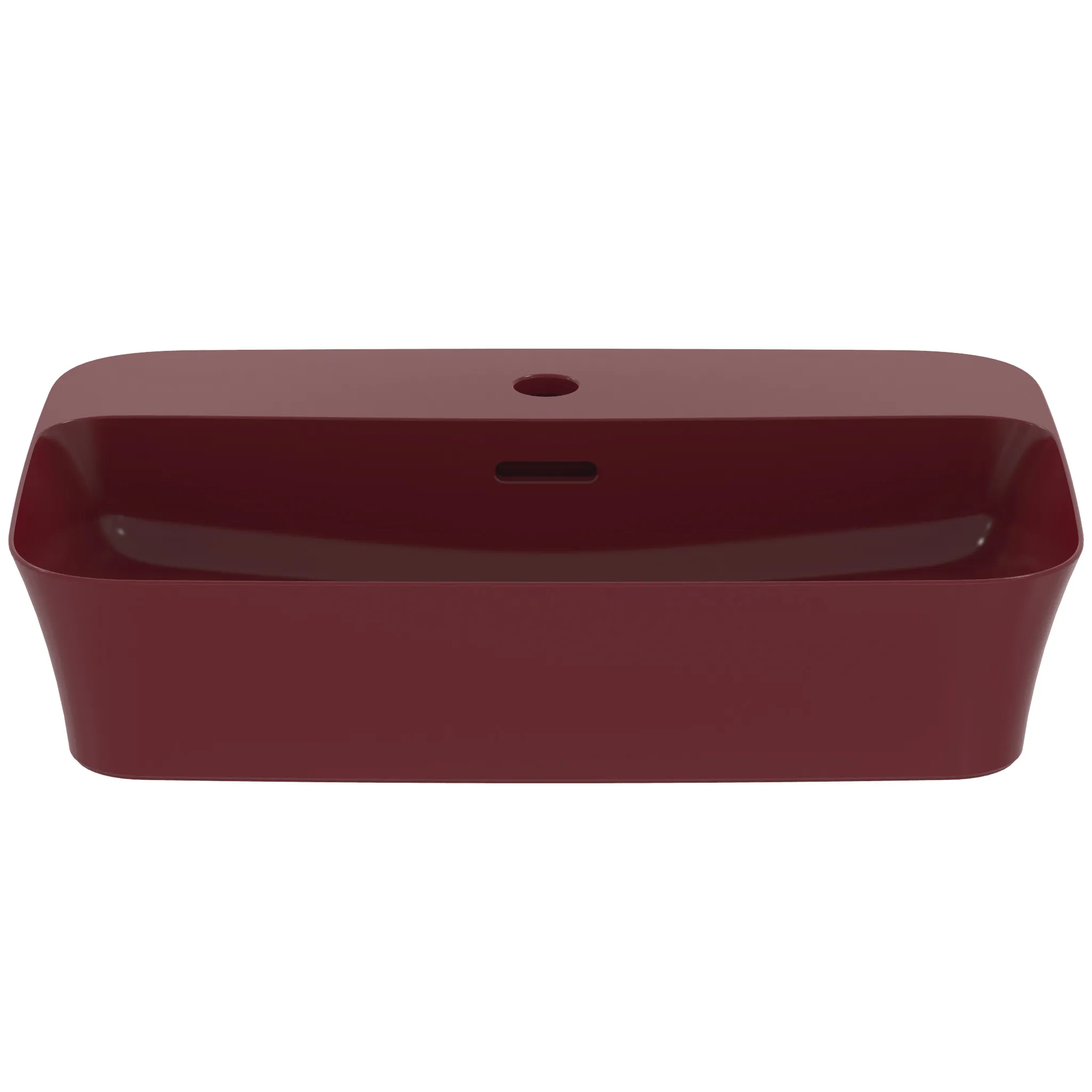 Waschbecken „Ipalyss“ 55 × 38 × 14,5 cm, Hahnlochposition mittig in Granatapfel