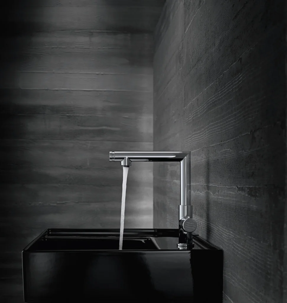 Hansgrohe AXOR Uno Select Waschtischmischer 45016XXX, Chrom, Ausladung 160 mm, Auslaufhöhe 219 mm, Zylindergriff, Schwenkbereich 110°, Normalstrahl, max. Durchflussmenge 5 l/min