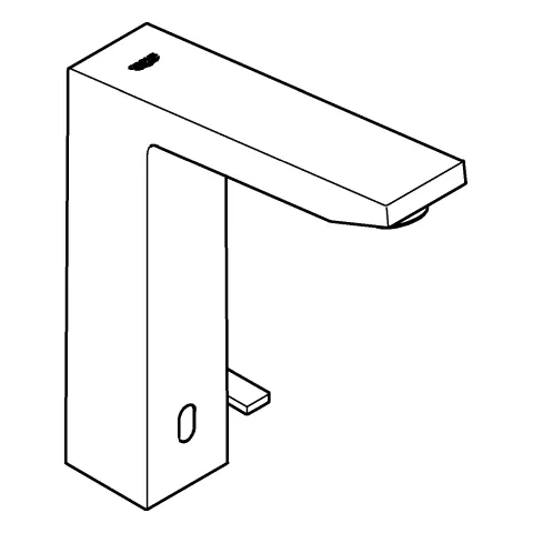 Infrarot-Elektronik für Waschtisch Eurocube E 36441, DN 15 mit Mischung und variabel einstellbarem Temperaturbegrenzer, 6 V Lithium-Batterie, Typ CR-P2, chrom Infrarot-Elektronik für Waschtisch Eurocube E 36441, DN 15 mit Mischung und variabel einstellbarem Temperaturbegrenzer, 6 V Lithium-Batterie, Typ CR-P2, chrom