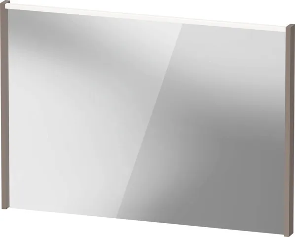 Duravit Spiegel mit LED-Beleuchtung „D-Code“ 100 × 70 cm in Basalt Matt Duravit Spiegel mit LED-Beleuchtung „D-Code“ 100 × 70 cm in Basalt Matt