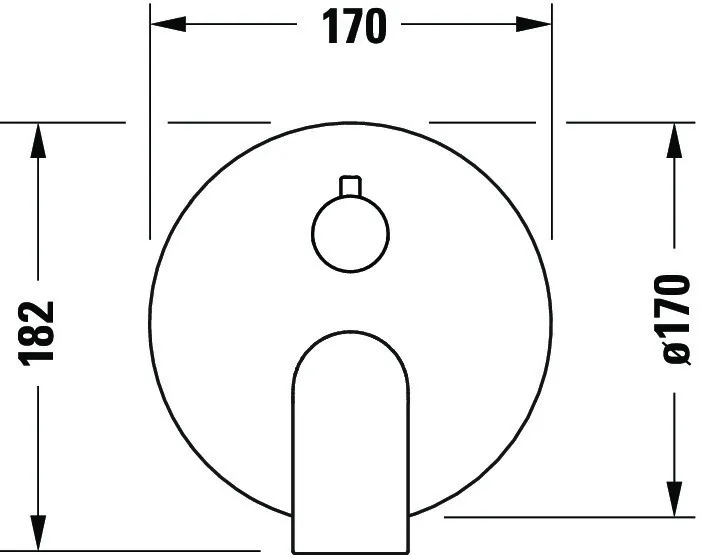 Duravit Einhand-Unterputz-Armatur „Tulum by Starck“ in Chrom Duravit Einhand-Unterputz-Armatur „Tulum by Starck“ in Chrom