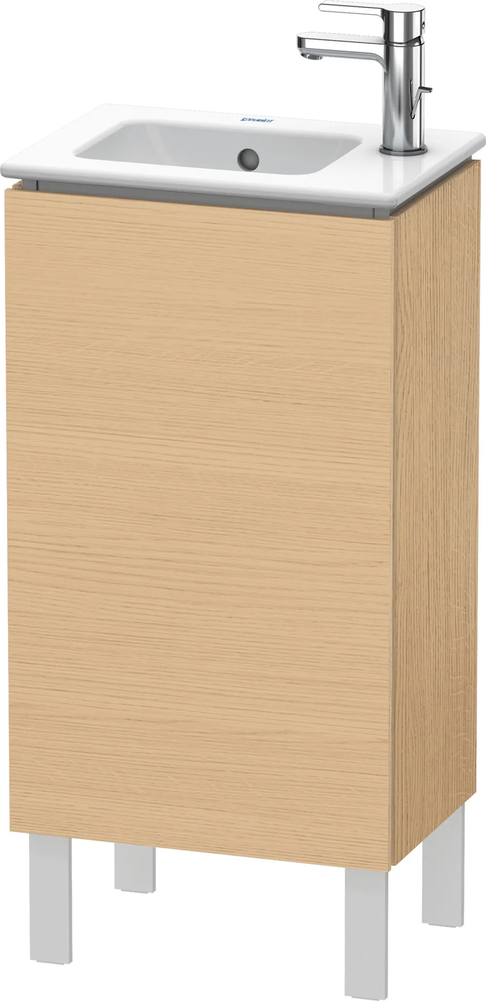 Duravit Waschtischunterschrank bodenstehend „L-Cube“ 42 × 70,4 × 29,4 cm Eiche Natur
