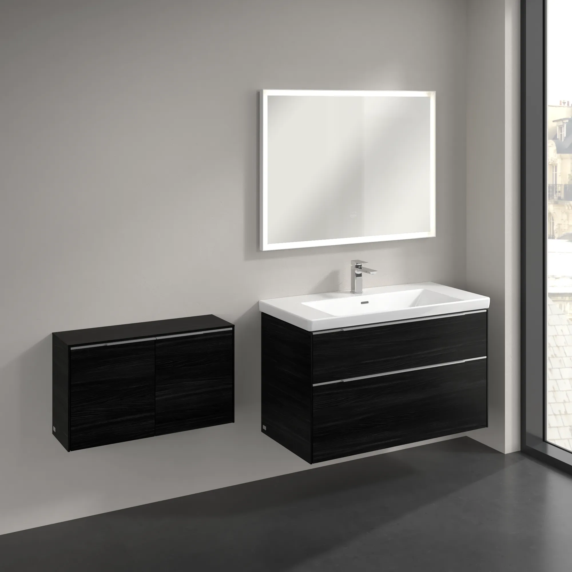 Villeroy & Boch Subway 3.0 Sideboard C60000, Black Oak, 728x423x256mm Villeroy & Boch Subway 3.0 Sideboard C60000, Black Oak, 728x423x256mm