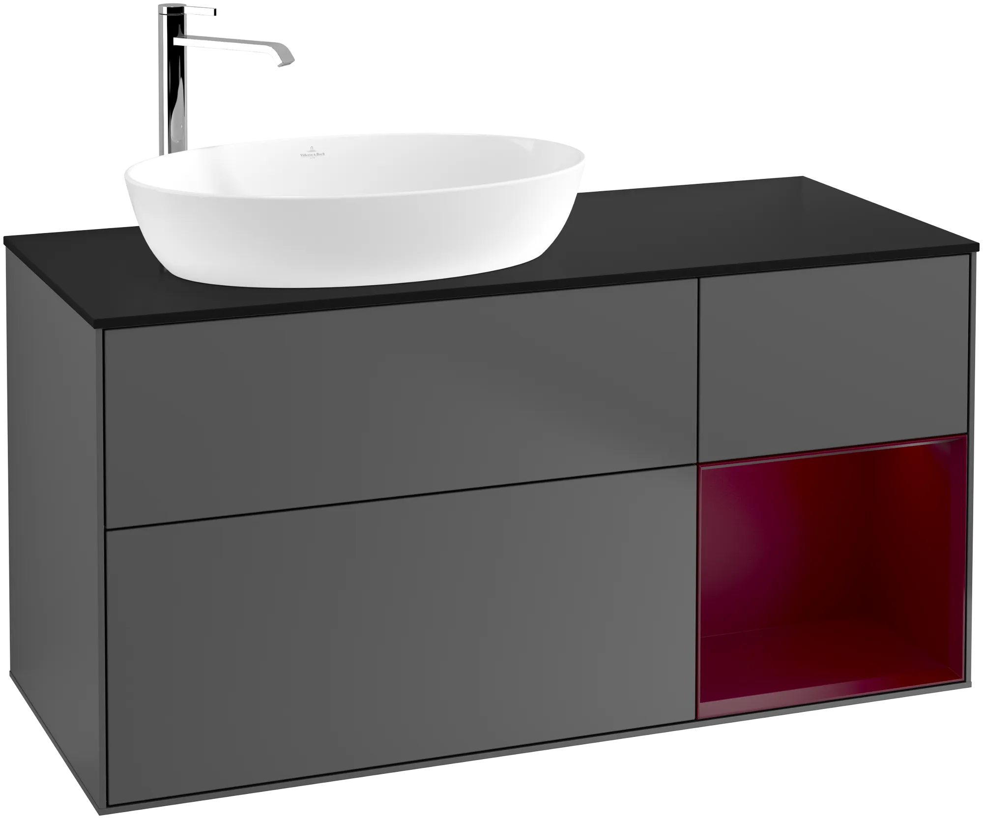 Villeroy & Boch Finion Waschbeckenunterschrank F93 1200x603x501mm anthrazit