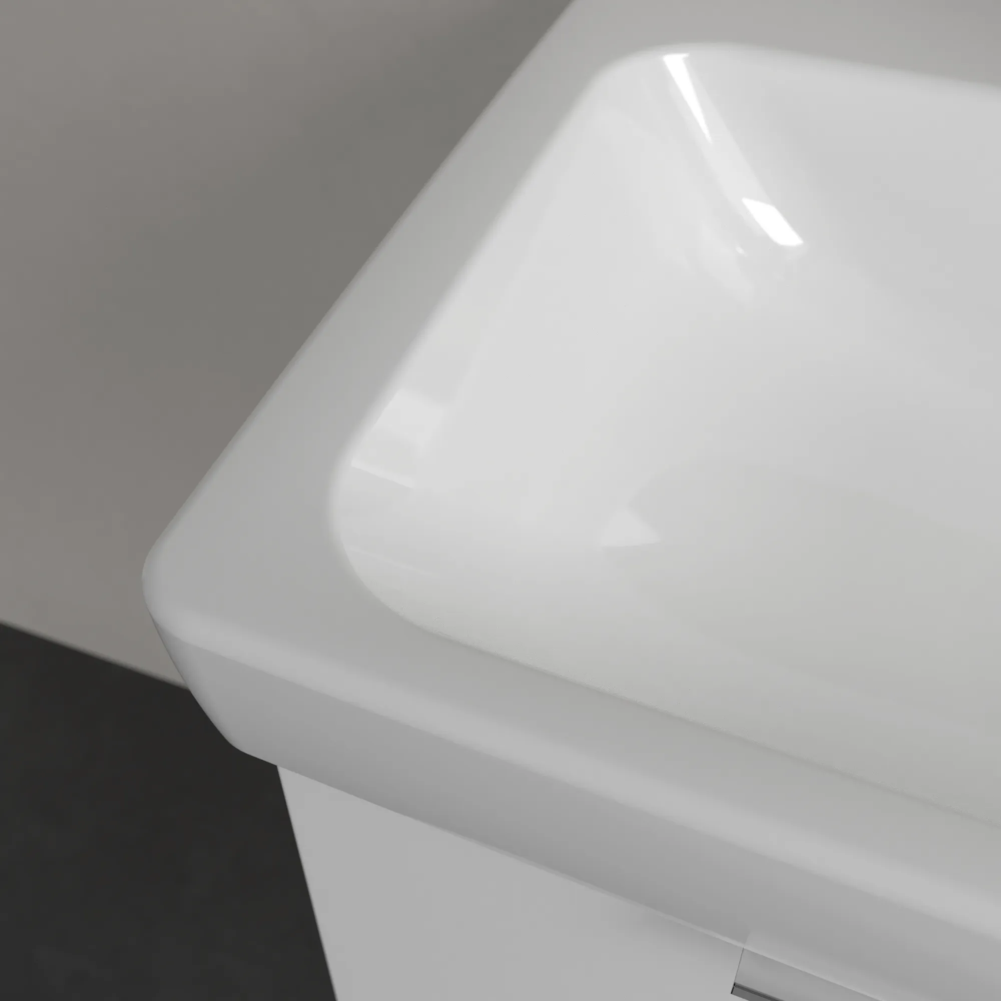 Villeroy & Boch Waschbecken „Architectura“ 650 × 445 × 165 mm, ohne Hahnlochbohrung, Hahnlochposition mittig