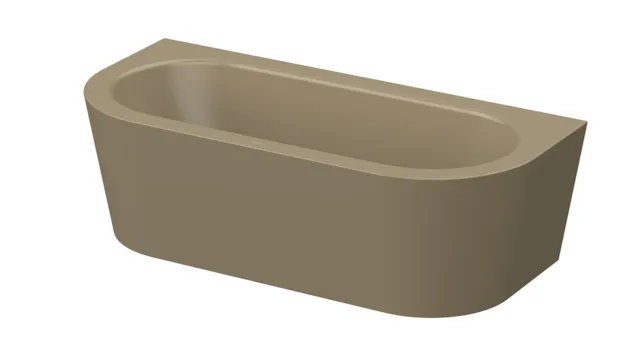 Bette BetteSilhouette Badewanne Starlet I 1850x850x420 mm Hazel glasierter Titan-Stahl 2-Sitzer Schürzen-Badewanne