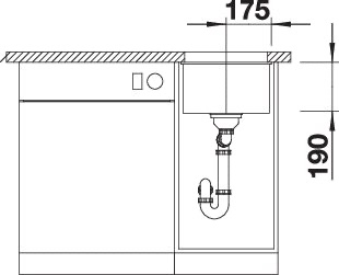 BLANCO SUBLINE 320-U