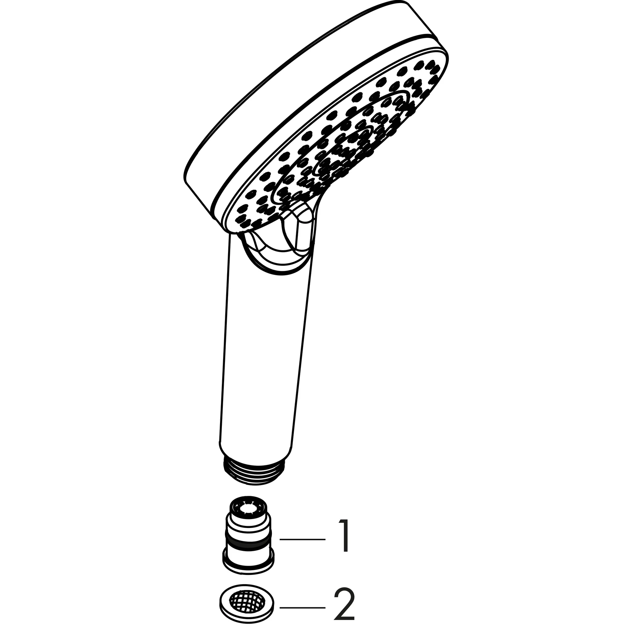 Hansgrohe Vernis Blend Handbrause 100 Vario EcoSmart, Chrom Hansgrohe Vernis Blend Handbrause 100 Vario EcoSmart, Chrom