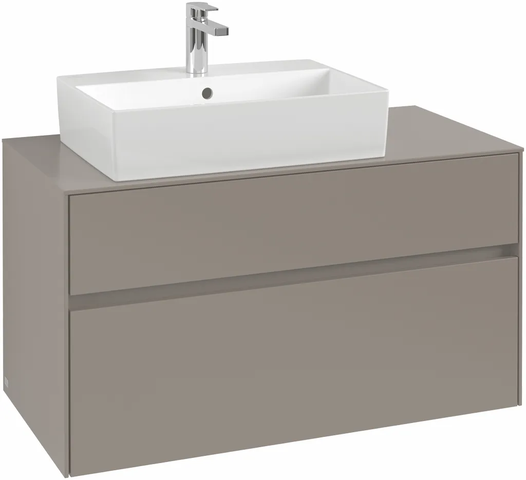 Villeroy & Boch Collaro Waschbeckenunterschrank C126B0, 1000x548x500mm, Wine Red