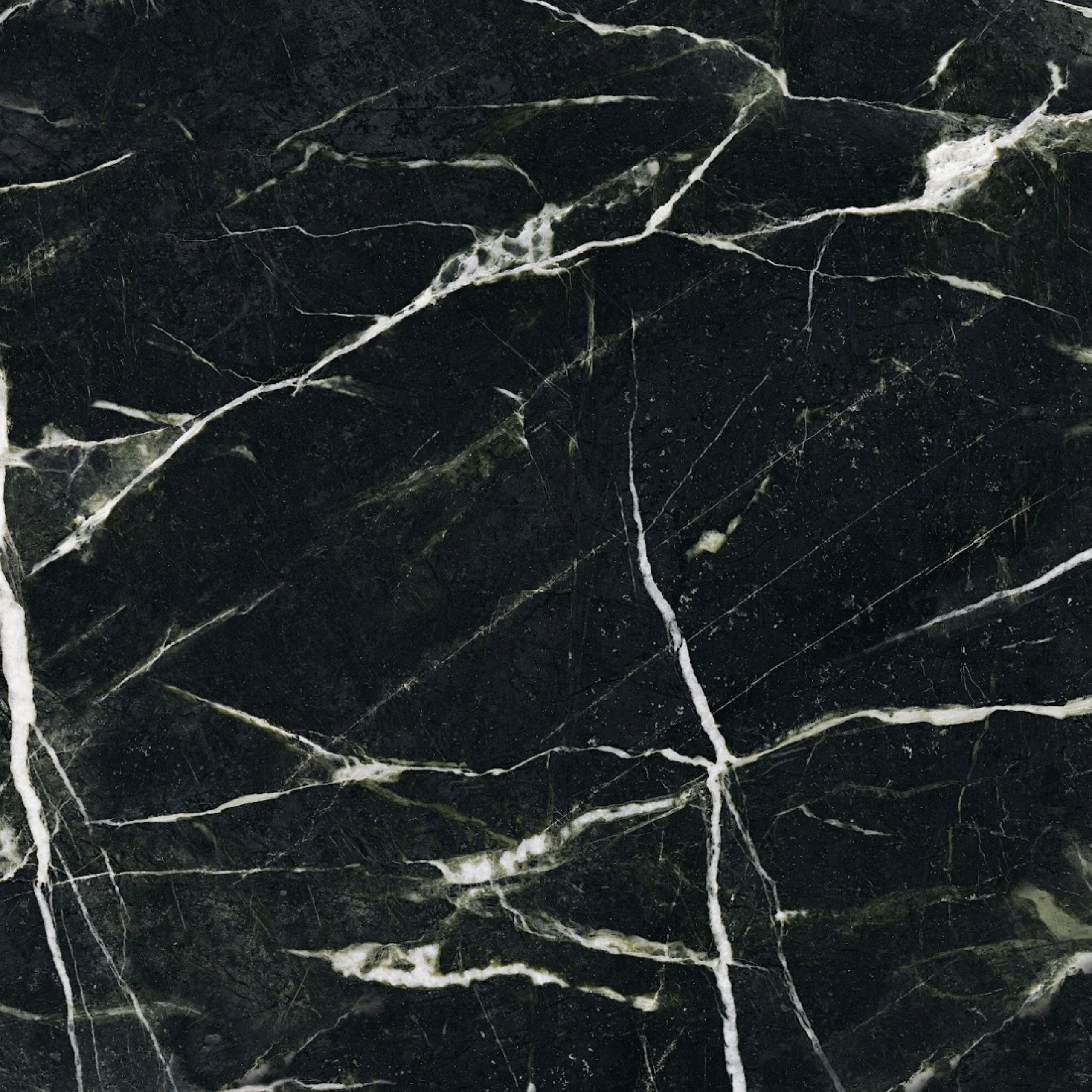 Marmor, Nero-Grün HSK Wandverkleidung „RenoDeco“ 1000 × 2550 mm Seidenmatt, Marmor, Nero-Grün