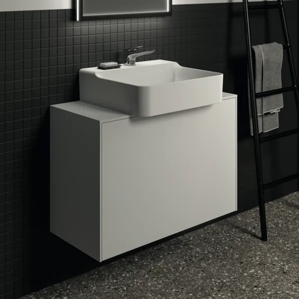 Ideal Standard Waschtischunterschrank „Conca“ 80,2 × 55 × 37,3 cm Weiß matt lackiert