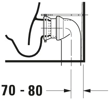 Stand-WC Kombi Darling New 630 mm Tiefspüler,f.SPK,Abg.Vario,weiß,HYG