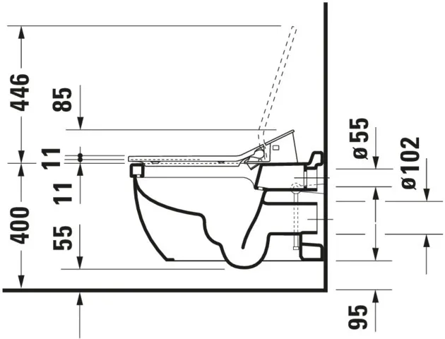 Duravit WC-Sitz mit Unterdusche (elektrisch) „SensoWash® Slim“