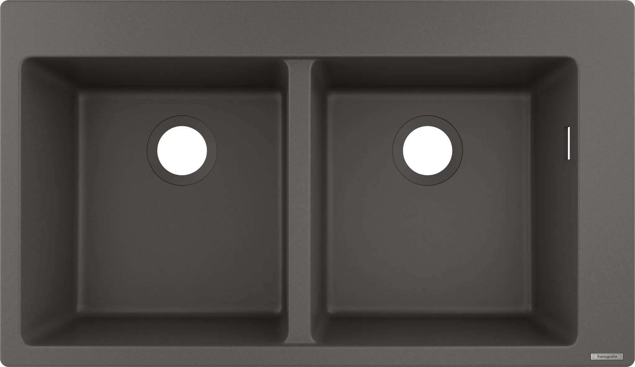 Einbauspüle 370x370 S510-F770 graphitschwarz Einbauspüle 370x370 S510-F770 graphitschwarz