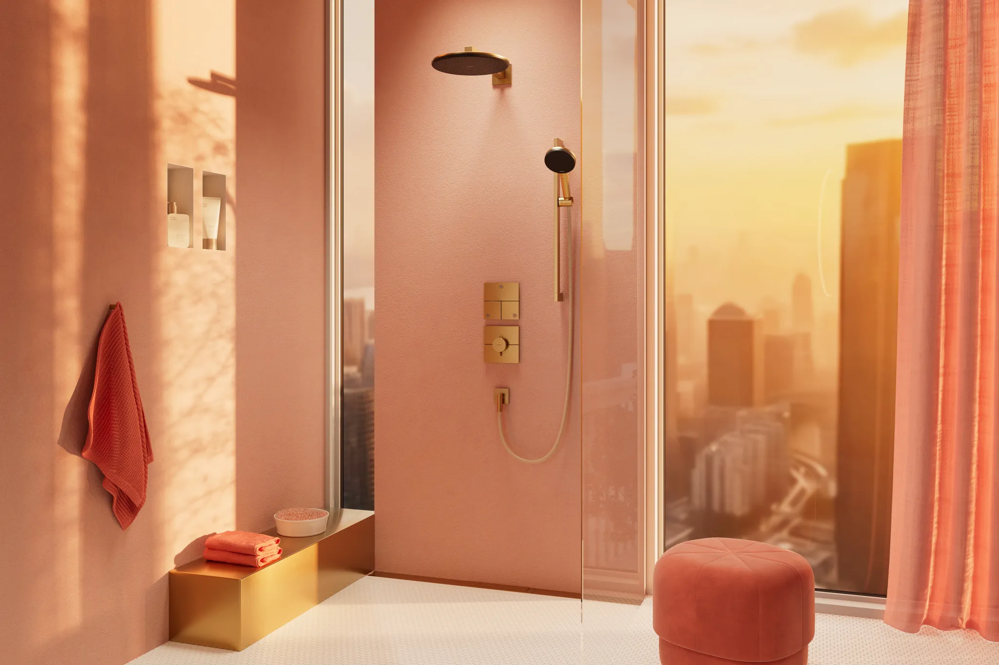ShowerSelect Comfort E Thermostat Unterputz Chrom