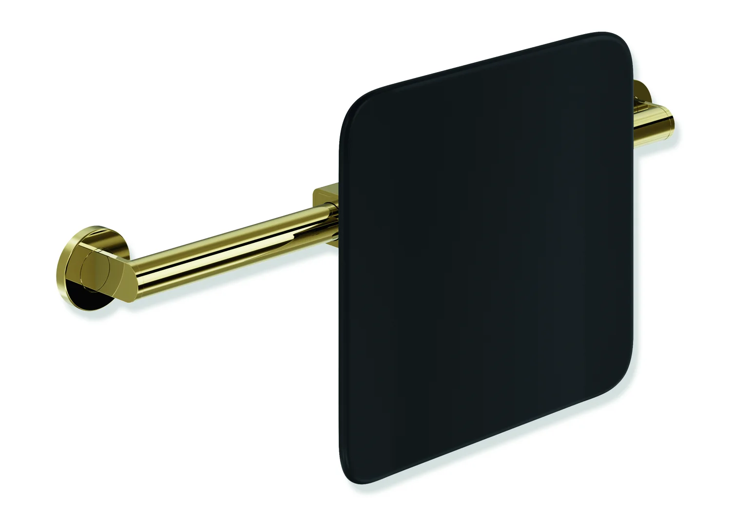 HEWI Rückensstütze System 900, PVD schwach gold glänzend, Wandmontage, Achsmaß 582–682 mm, Tiefe 150 mm HEWI Rückensstütze System 900, PVD schwach gold glänzend, Wandmontage, Achsmaß 582–682 mm, Tiefe 150 mm