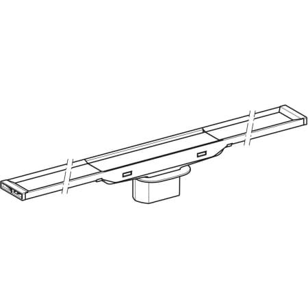 Geberit Duschrinne „CleanLine“ Modell 154450KS1 8 cm