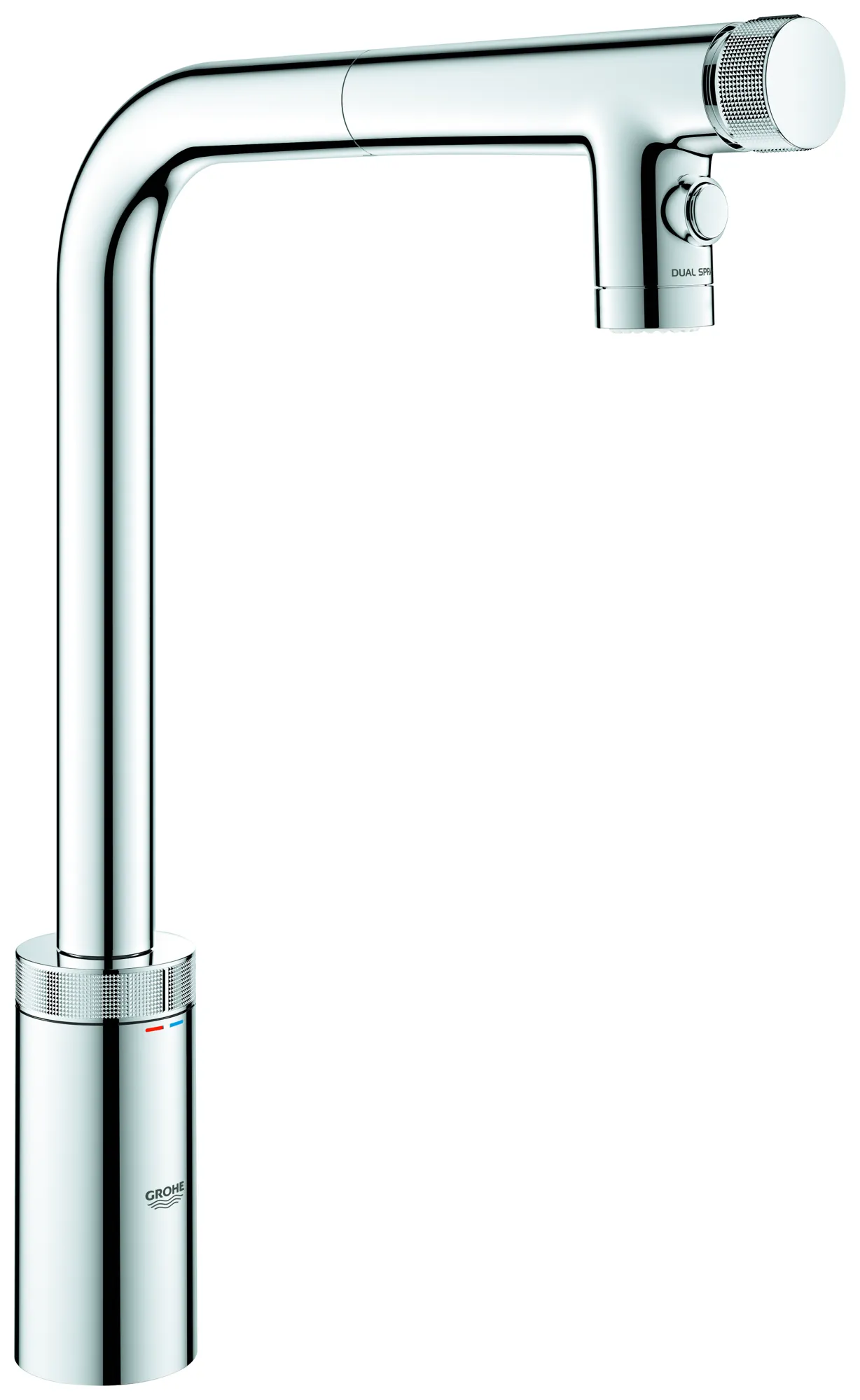 Spültischbatterie Minta SmartControl 31889, Einlochmontage, ausziehbarer Auslauf mit Laminarstrahl, schwenkbarer Rohrauslauf, chrom Spültischbatterie Minta SmartControl 31889, Einlochmontage, ausziehbarer Auslauf mit Laminarstrahl, schwenkbarer Rohrauslauf, chrom