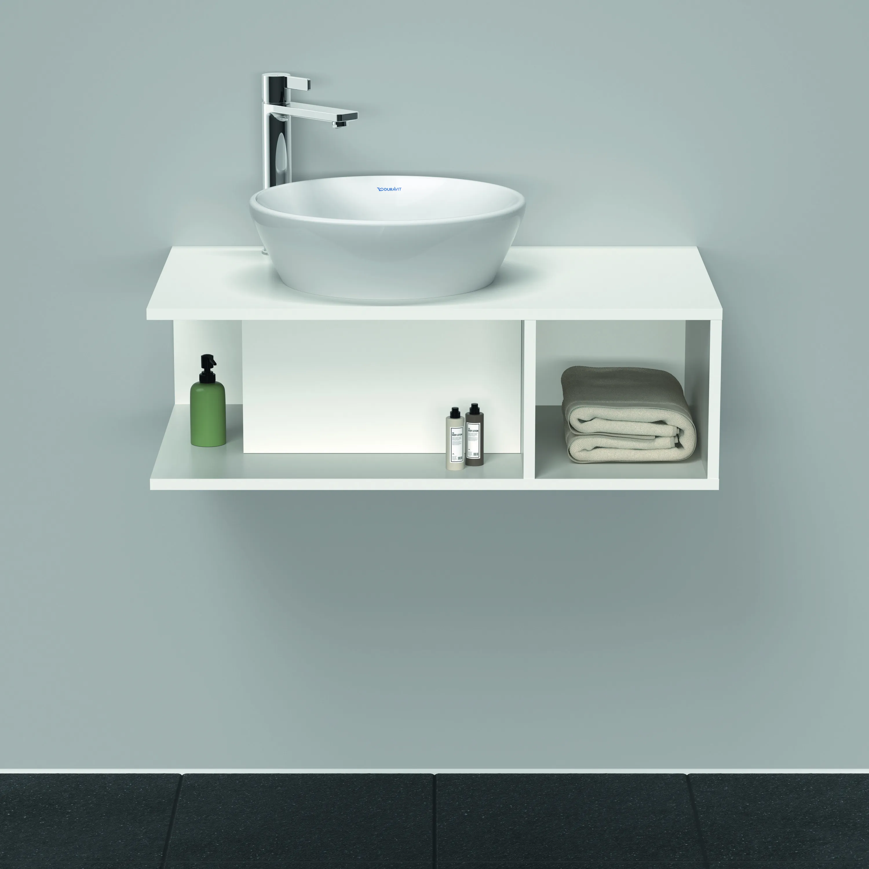 Duravit Waschtischunterschrank wandhängend „D-Neo“ 80 × 26 × 48 cm Weiß Matt Duravit Waschtischunterschrank wandhängend „D-Neo“ 80 × 26 × 48 cm Weiß Matt