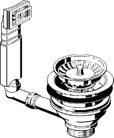 Viega Ab- und Überlaufgarnitur Modell 7128.4 „Abläufe für Spülen“, „“ in Kunststoff weiss 11 cm Viega Ab- und Überlaufgarnitur Modell 7128.4 „Abläufe für Spülen“, „“ in Kunststoff weiss 11 cm