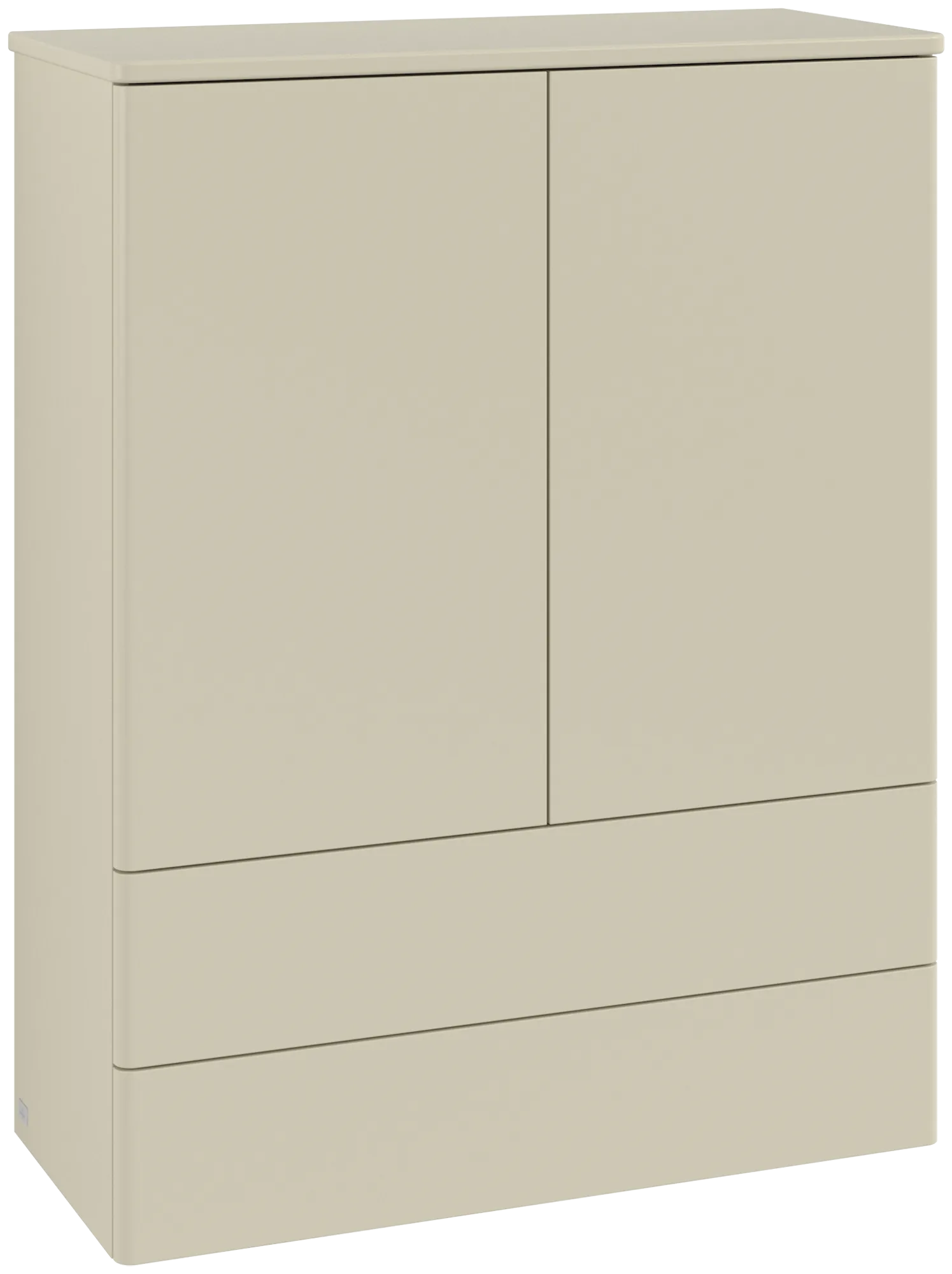 Villeroy & Boch Antao Highboard K47, 814x1039x356mm, Silk Grey Matt Lacquer Villeroy & Boch Antao Highboard K47, 814x1039x356mm, Silk Grey Matt Lacquer