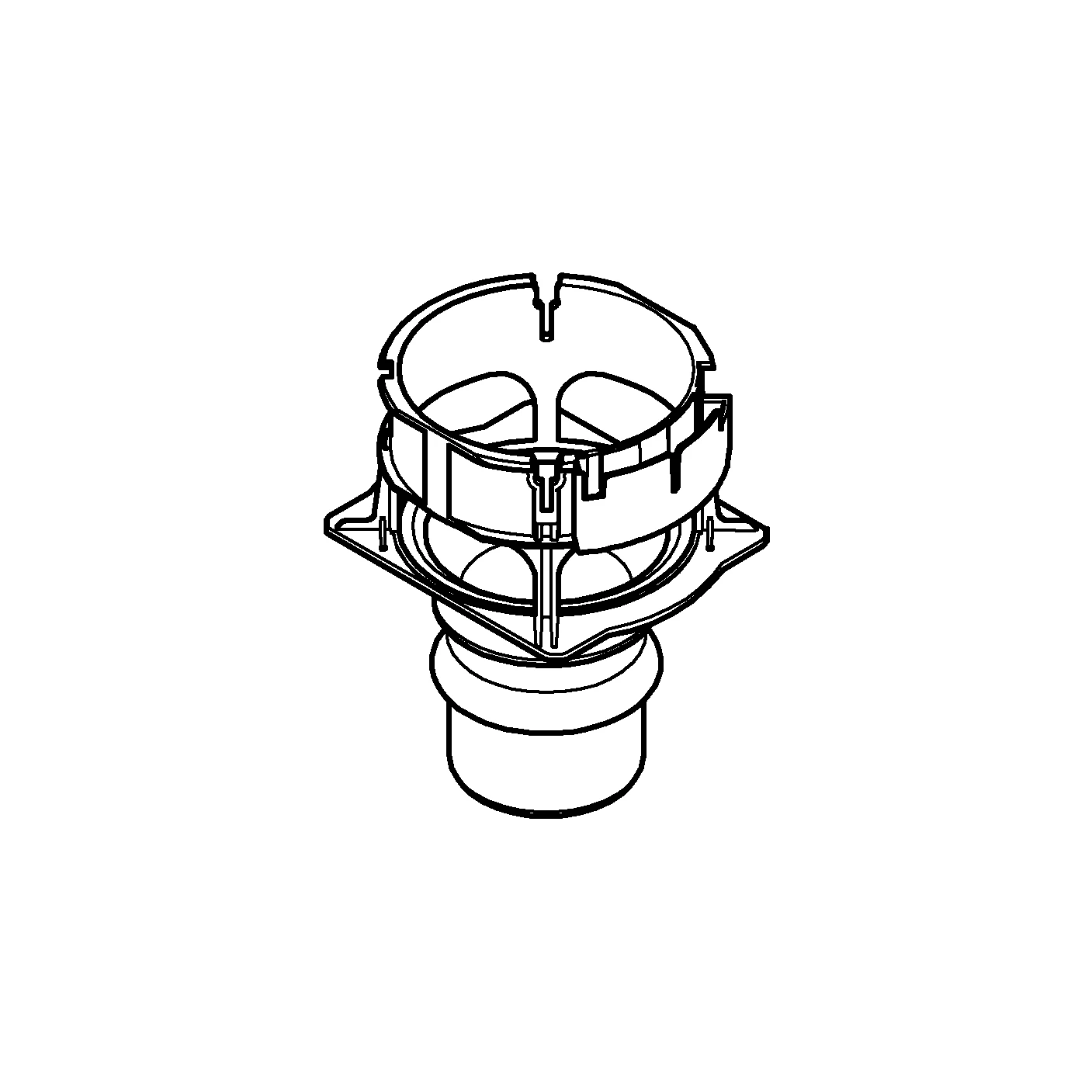 Ventilsitz 42599, für Spülkasten 88.9 mm