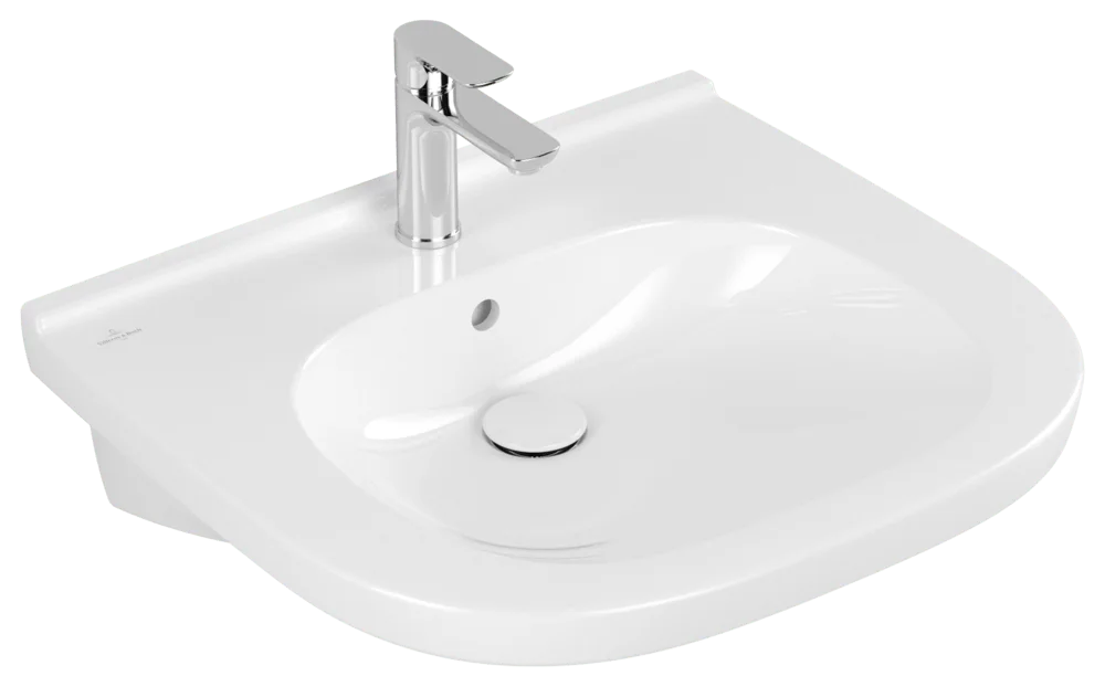 Villeroy & Boch ViCare Waschbecken Oval 600x550mm Weiß Alpin CeramicPlus Villeroy & Boch ViCare Waschbecken Oval 600x550mm Weiß Alpin CeramicPlus