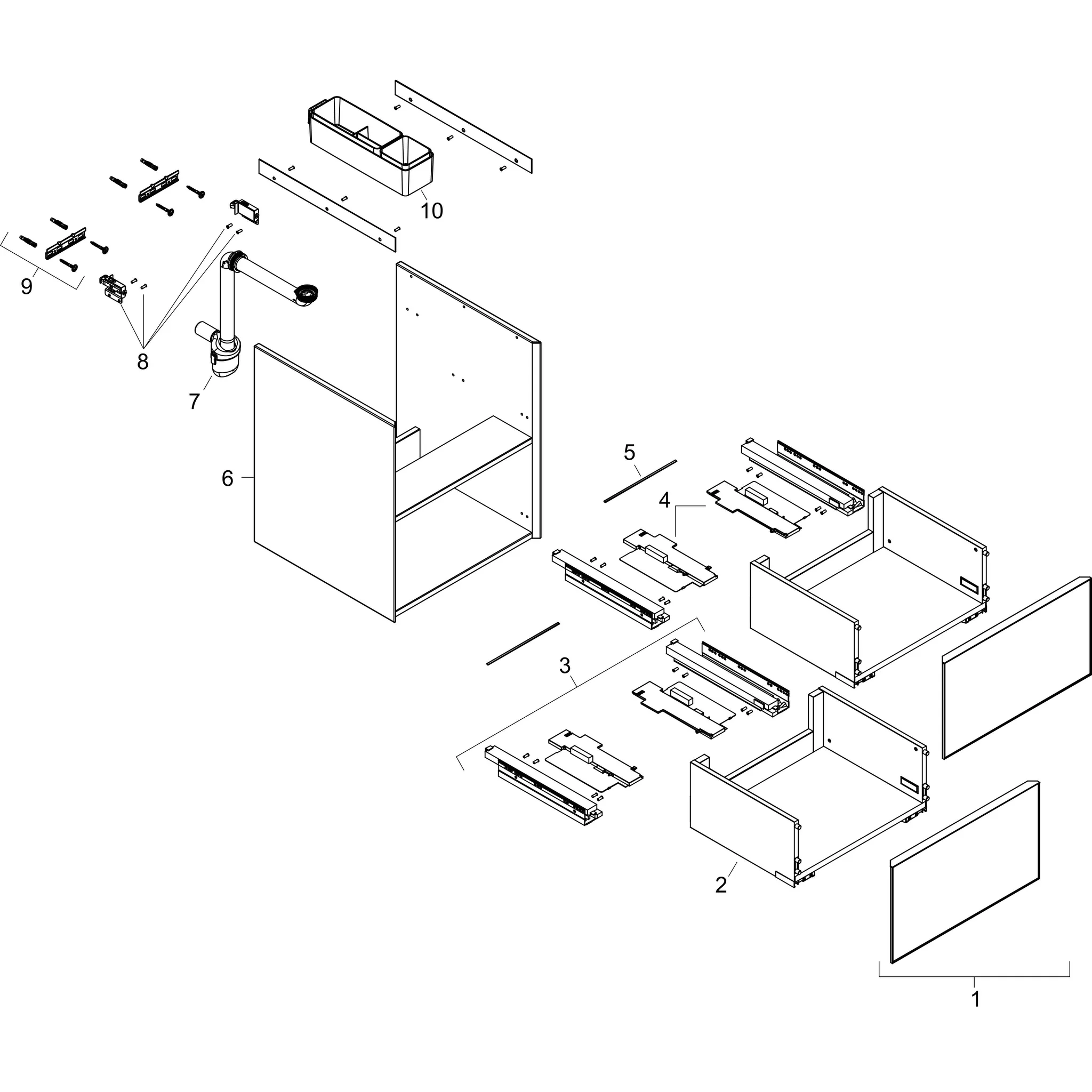 Hansgrohe Xevolos E Waschtischunterschrank Schiefergrau Matt Hansgrohe Xevolos E Waschtischunterschrank Schiefergrau Matt
