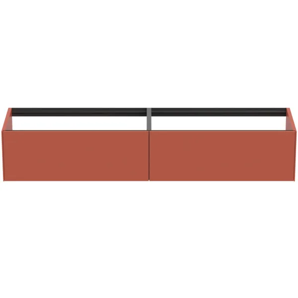 Ideal Standard Waschtischunterschrank Conca, 1985x505x360 mm, Sunset, 2 Auszüge mit Push-Open und Softclose-Einzug, ohne Platte Ideal Standard Waschtischunterschrank Conca, 1985x505x360 mm, Sunset, 2 Auszüge mit Push-Open und Softclose-Einzug, ohne Platte