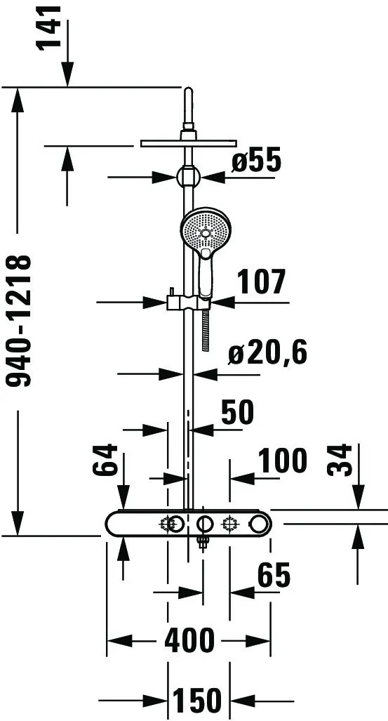 Duravit Duschsystem „Shower Systems“ Duravit Duschsystem „Shower Systems“