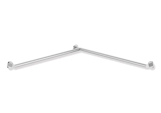 HEWI System 900 Duschhandlauf Edelstahl verchromt links