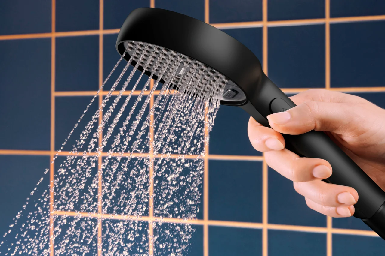 Hansgrohe Activera Select S Handbrause 95 mm, 2jet EcoSmart mit Booster, Mattschwarz Hansgrohe Activera Select S Handbrause 95 mm, 2jet EcoSmart mit Booster, Mattschwarz