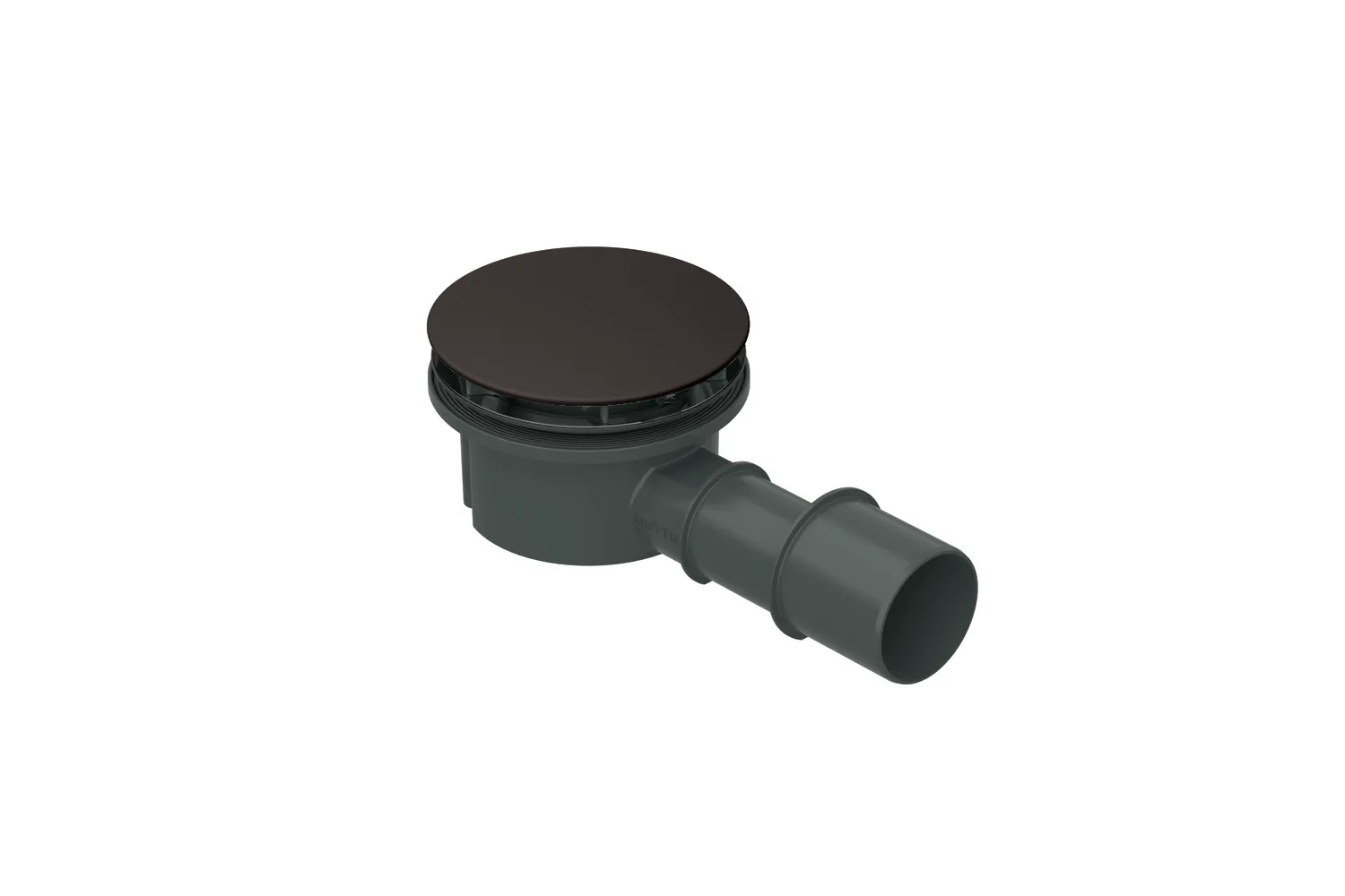 Bette Ablaufgarnitur BetteCompact+ smoke Antirutsch Pro - seitlich, 0,5 l/s, Ab- und Überlauf, Duschwanne/Duschfläche, 225x115x85 mm Bette Ablaufgarnitur BetteCompact+ smoke Antirutsch Pro - seitlich, 0,5 l/s, Ab- und Überlauf, Duschwanne/Duschfläche, 225x115x85 mm