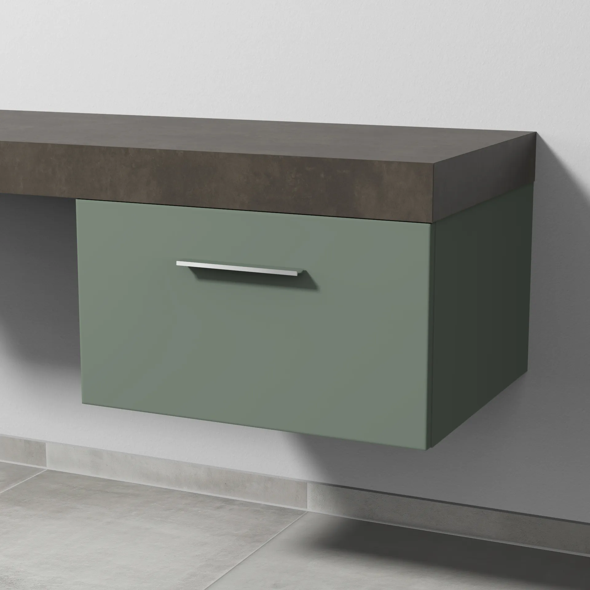 Sanipa Anbauschrank „2morrow“ 600 × 340 × 520 mm in Soft-Green