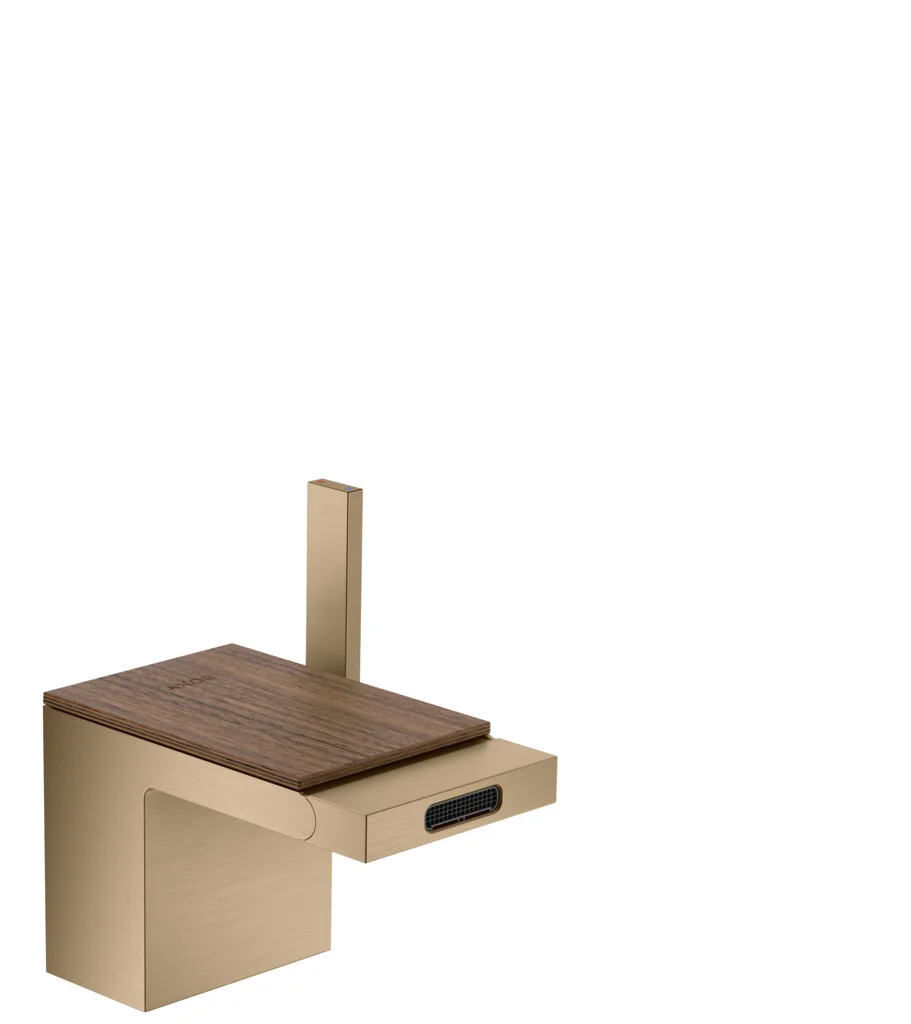 Hansgrohe AXOR MyEdition Platte 117 mm, Amerikanischer Nussbaum, abnehmbar