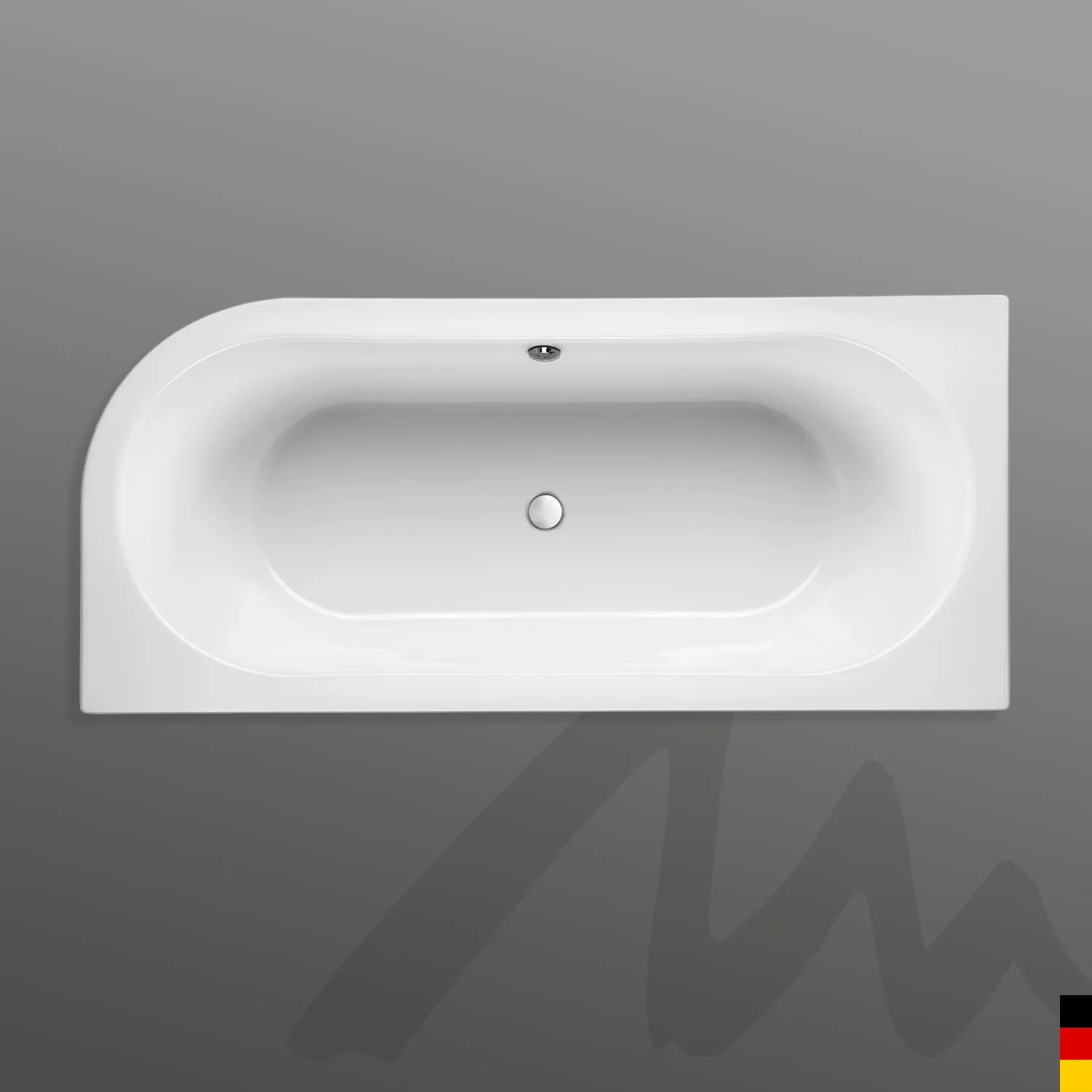 Mauersberger Acryl-Badewanne primo 1 170/75 uno rechts, weiß Mauersberger Acryl-Badewanne primo 1 170/75 uno rechts, weiß