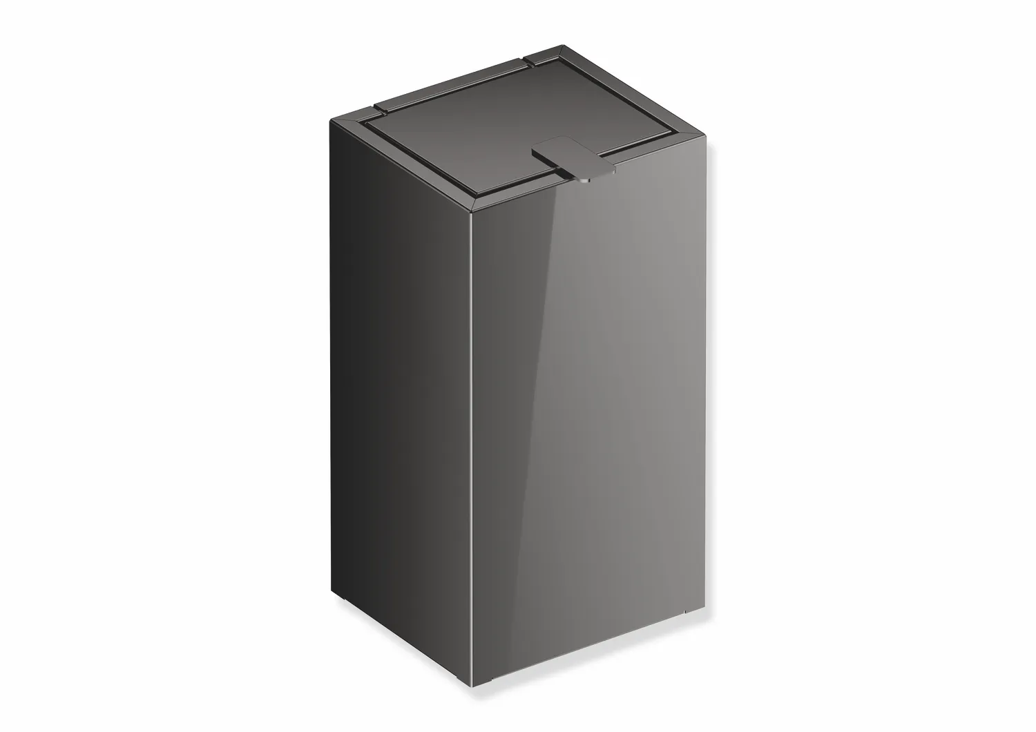 HEWI System 900 Hygieneabfallbehälter, Edelstahl, PVD, ca. 6 Liter, Wandmontage, Schwarzchrom glänzend HEWI System 900 Hygieneabfallbehälter, Edelstahl, PVD, ca. 6 Liter, Wandmontage, Schwarzchrom glänzend