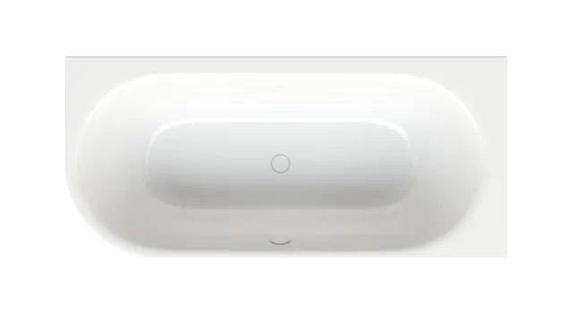 Bette BetteSilhouette Badewanne Eck Sonderform Lux Oval V, weiß, 1750 x 800 mm, Randhöhe 575 mm, Nutzinhalt 150 l Bette BetteSilhouette Badewanne Eck Sonderform Lux Oval V, weiß, 1750 x 800 mm, Randhöhe 575 mm, Nutzinhalt 150 l