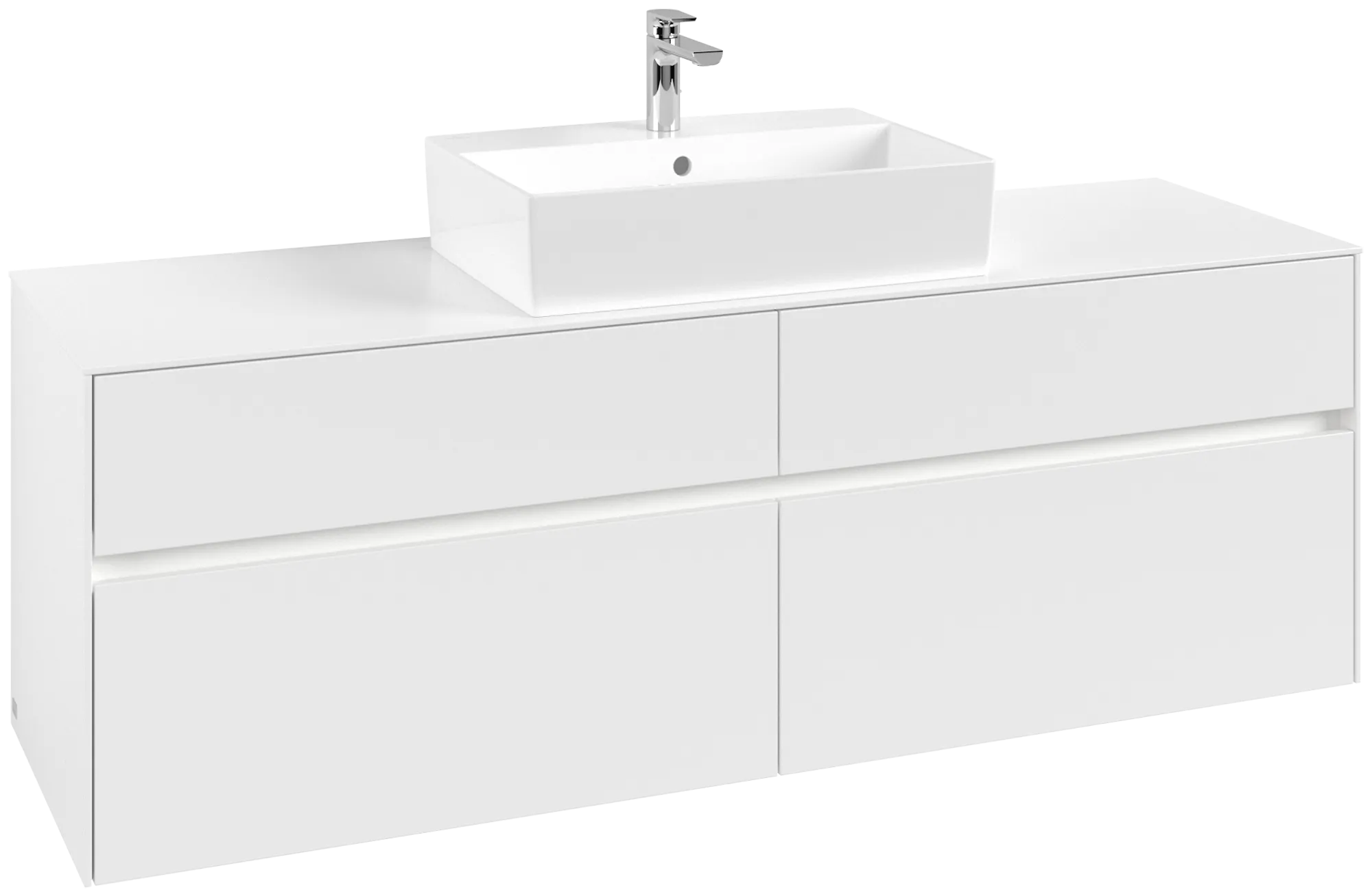 Villeroy & Boch Collaro Waschbeckenunterschrank C134B0, 1600x548x500mm, White Matt