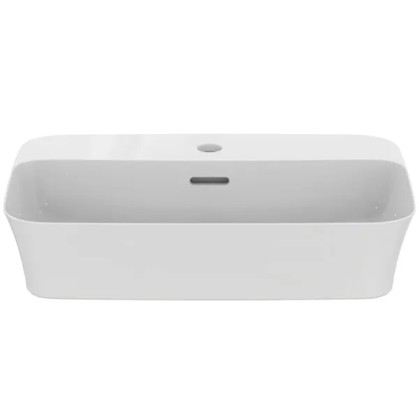 Waschbecken „Ipalyss“ 55 × 38 × 14,5 cm, Hahnlochposition mittig in Weiß