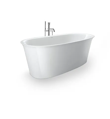 Duravit Badewanne „White Tulip“ freistehend oval 1600 × 800 mm in Weiß Duravit Badewanne „White Tulip“ freistehend oval 1600 × 800 mm in Weiß
