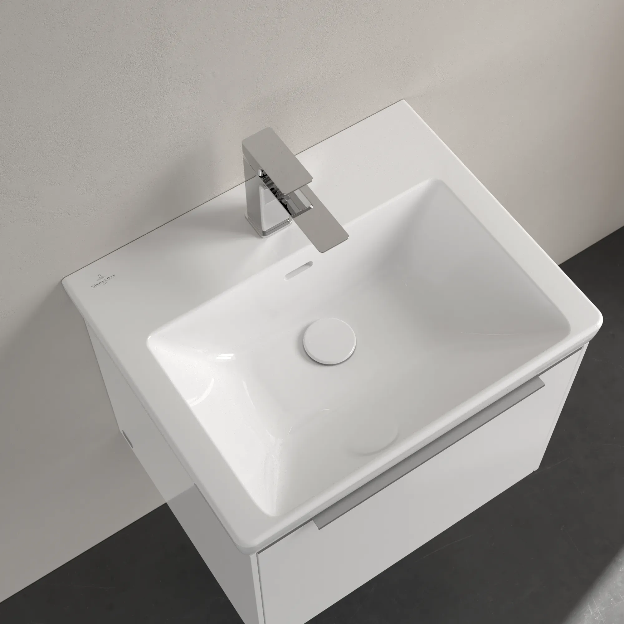 Villeroy & Boch Wandwaschtisch für Montage mit Möbel „Subway 3.0“ 550 × 440 × 165 mm, mit Hahnlochbohrung, Hahnlochposition mittig in Weiß Alpin Villeroy & Boch Wandwaschtisch für Montage mit Möbel „Subway 3.0“ 550 × 440 × 165 mm, mit Hahnlochbohrung, Hahnlochposition mittig in Weiß Alpin