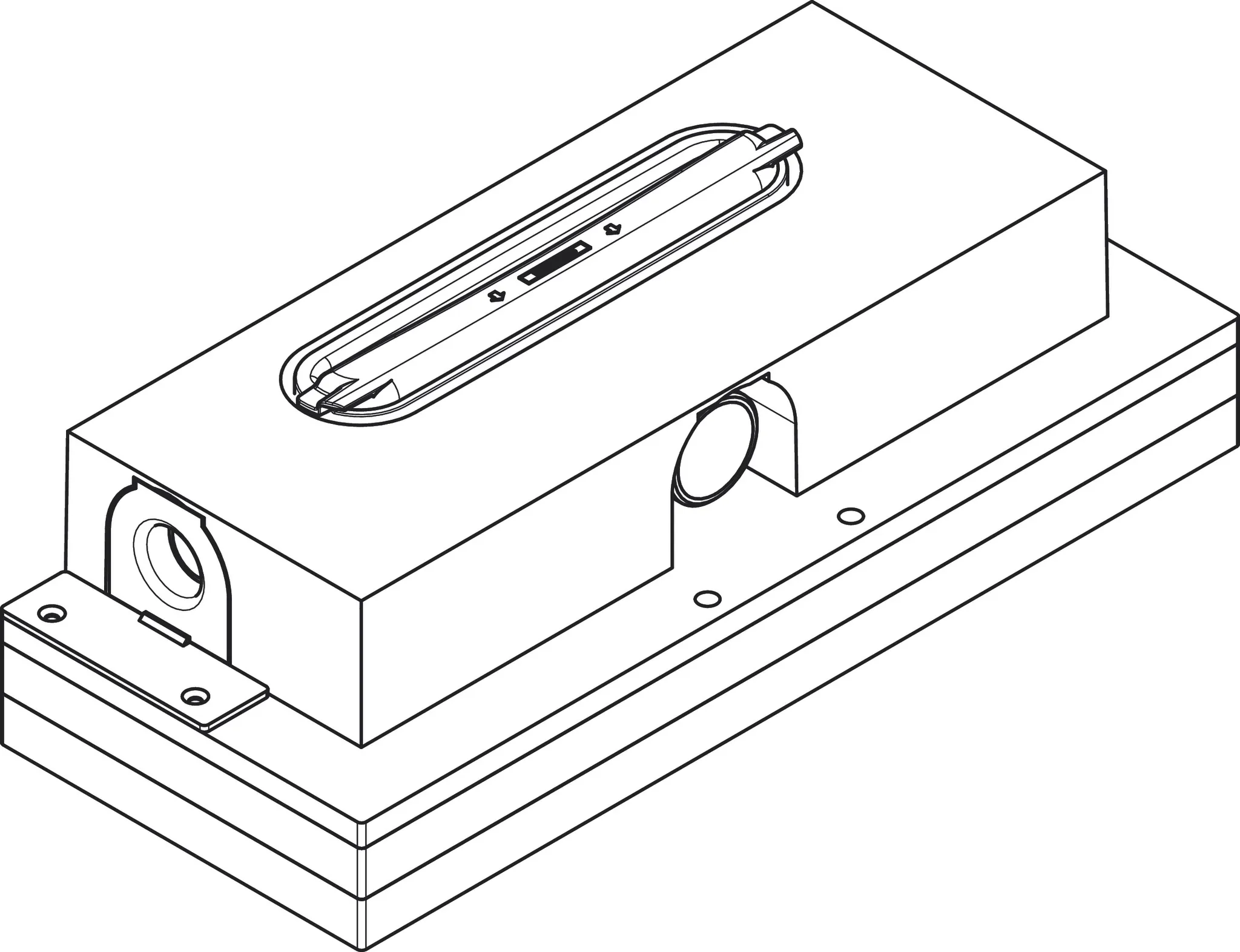 uBox Universal GK für Duschrinnen Ablaufgehäuse für flache Installation uBox Universal GK für Duschrinnen Ablaufgehäuse für flache Installation