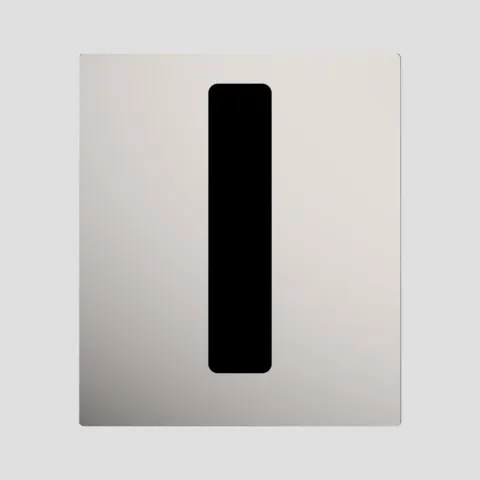 SANIT Urinal Abdeckplatte Ineo Bright Infrarot Edelstahl SANIT Urinal Abdeckplatte Ineo Bright Infrarot Edelstahl