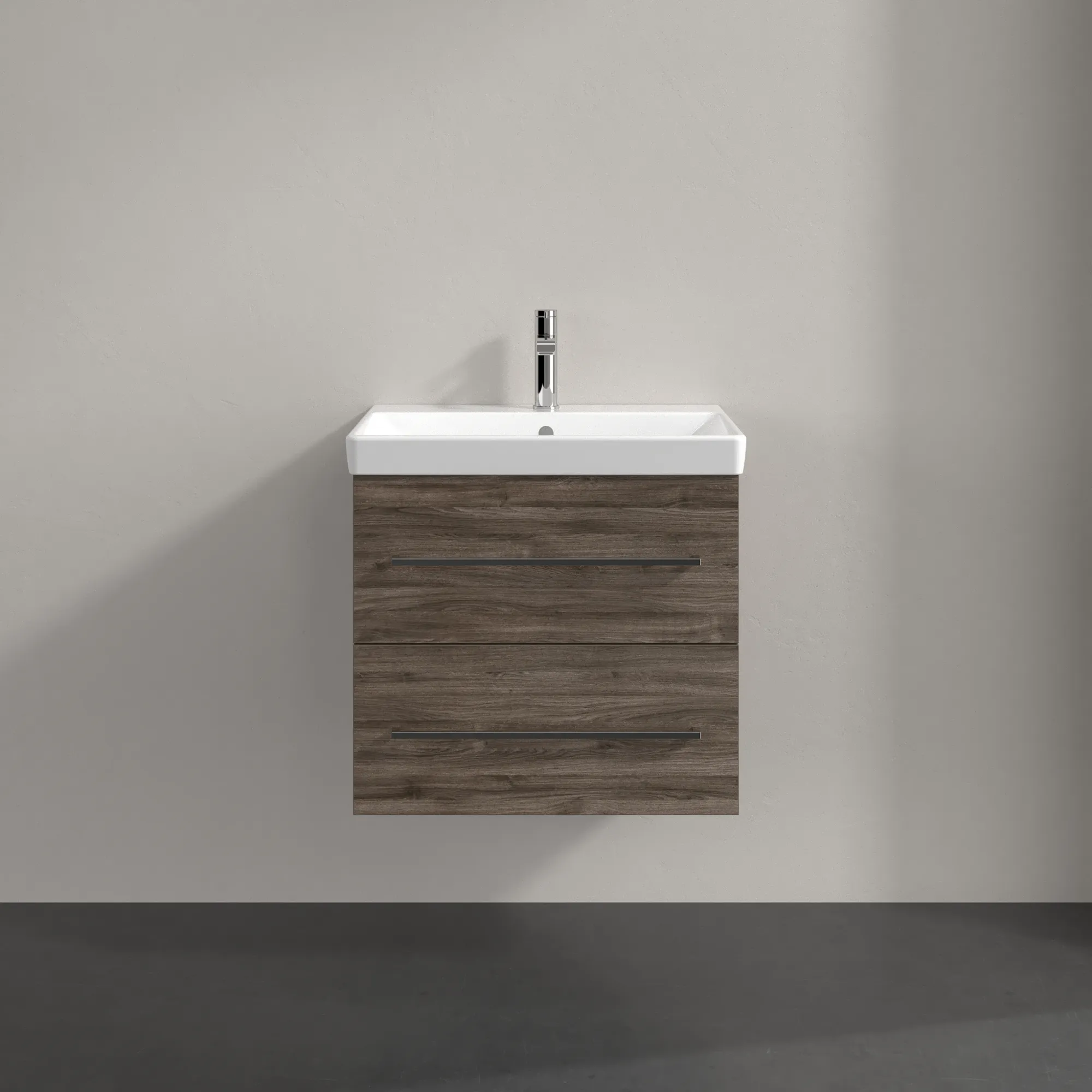Villeroy & Boch Waschtischunterschrank „Avento“ für Schrankwaschtisch 580 × 514 × 452 mm Stone Oak, Soft Closing Villeroy & Boch Waschtischunterschrank „Avento“ für Schrankwaschtisch 580 × 514 × 452 mm Stone Oak, Soft Closing