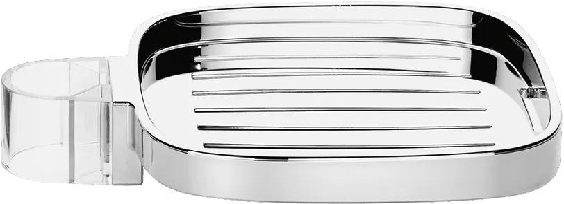 Hansgrohe Casetta Seifenschale E, Chrom, für Brausenstangen Ø 18/22/25 mm, höhenverstellbar Hansgrohe Casetta Seifenschale E, Chrom, für Brausenstangen Ø 18/22/25 mm, höhenverstellbar
