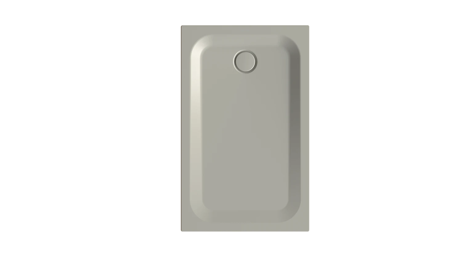 Bette rechteck Duschwanne „BetteUltra“ 1200 × 750 mm mit BetteAntirutsch Pro, ohne Oberflächenveredelung, ohne Wannenträger, in Stone