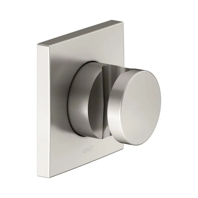 IXMO 59591050002 Wandbrausehalter eckig Nickel gebürstet